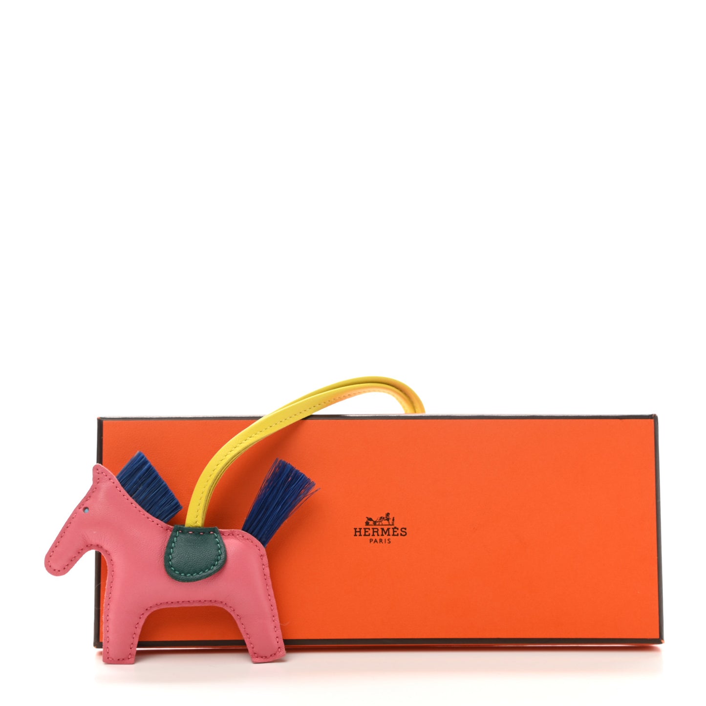 Milo Lambskin Horsehair Grigri Rodeo Horse Bag Charm PM Rose Azalee Malachite Lime Celeste