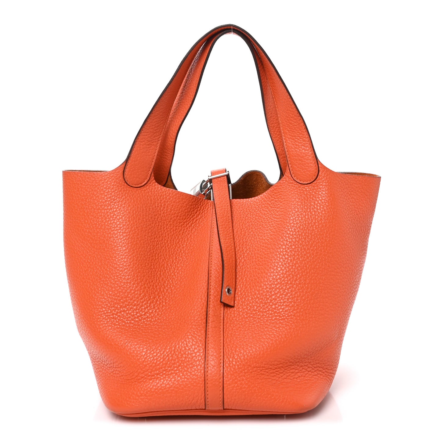 Taurillon Clemence Picotin Lock 22 MM Orange