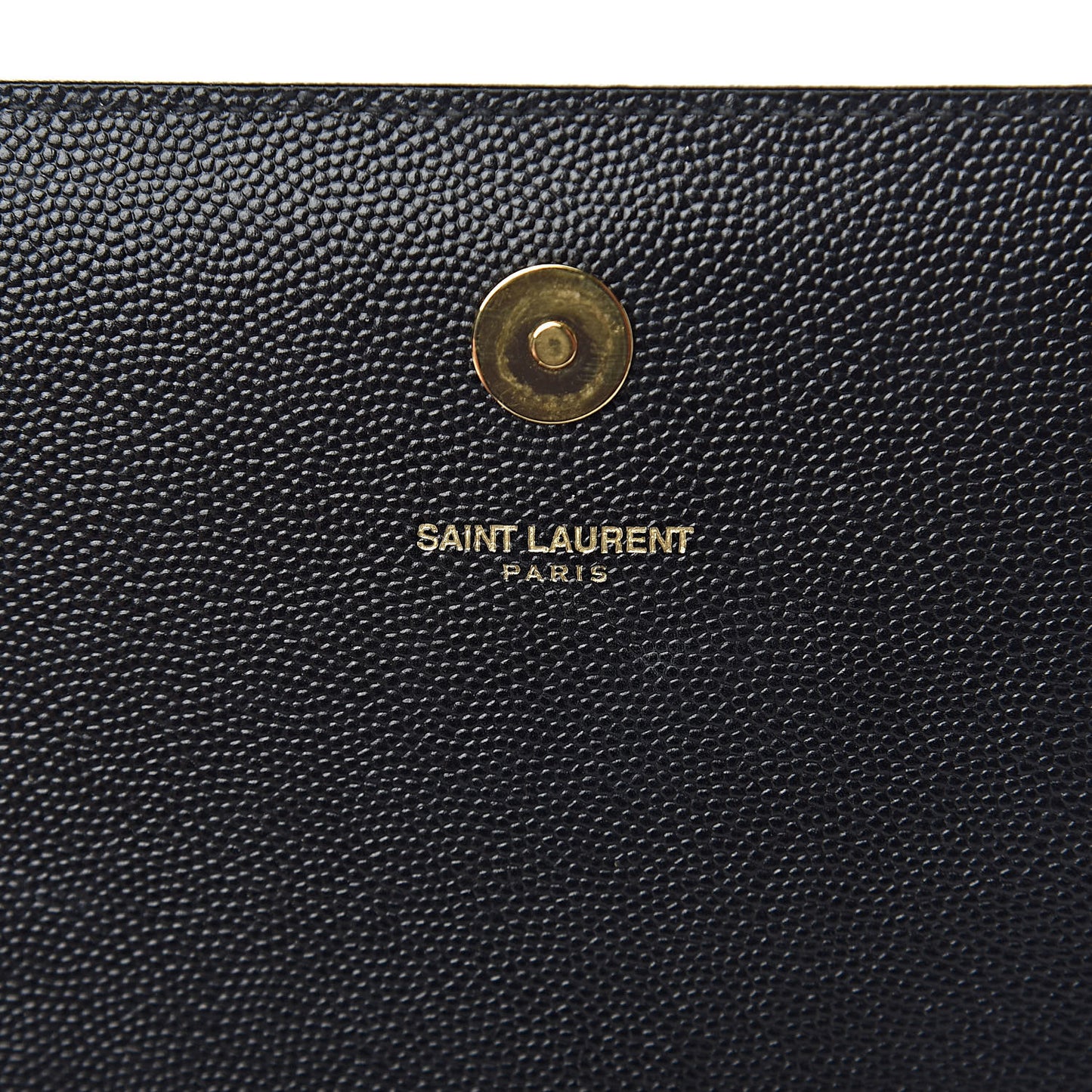 Grain De Poudre Classic Monogram Kate Clutch Black