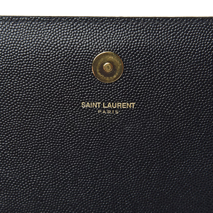Saint Laurent Grain De Poudre Classic Monogram Kate Clutch Black 6 of 10