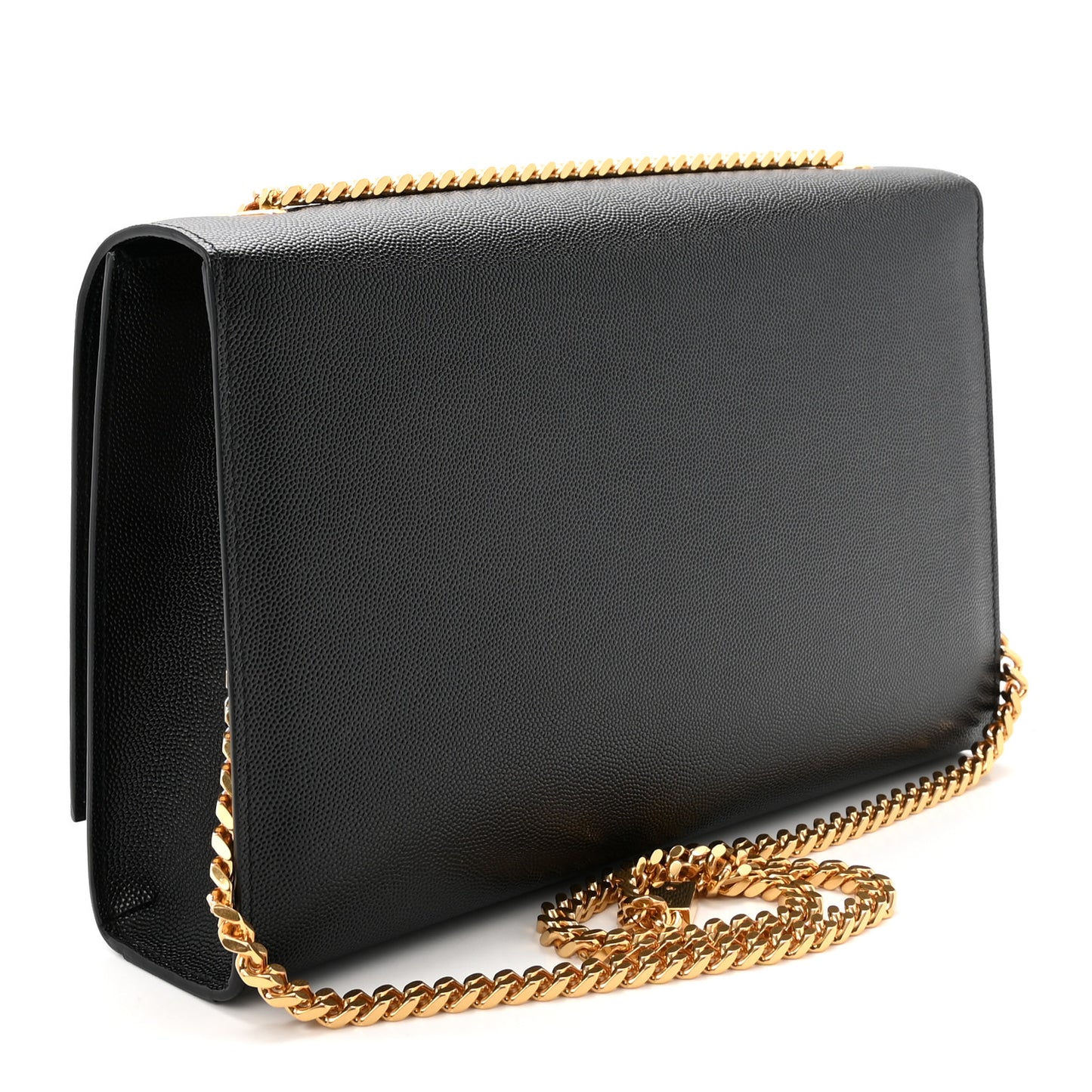 Grain De Poudre Large Classic Monogram Kate Satchel Black