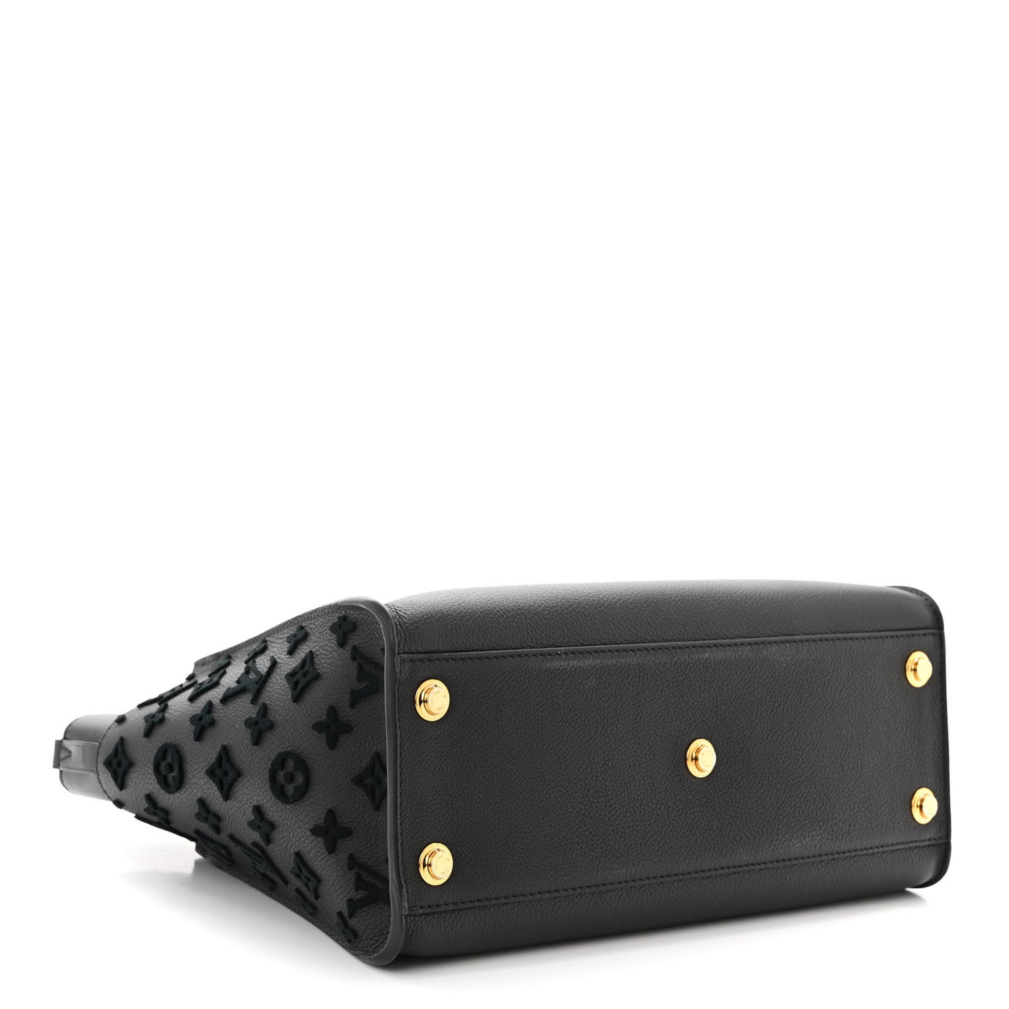 Calfskin Monogram Tufting On My Side Black