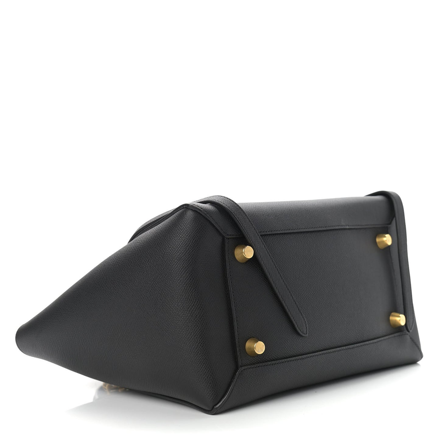 Grained Calfskin Mini Belt Bag Black