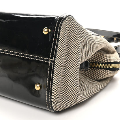 Fendi Patent Canvas Small Chameleon Tote Black 10 of 10