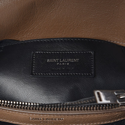 Saint Laurent Sheepskin Matelasse Chevron Monogram Medium College Bag Fard 6 of 14
