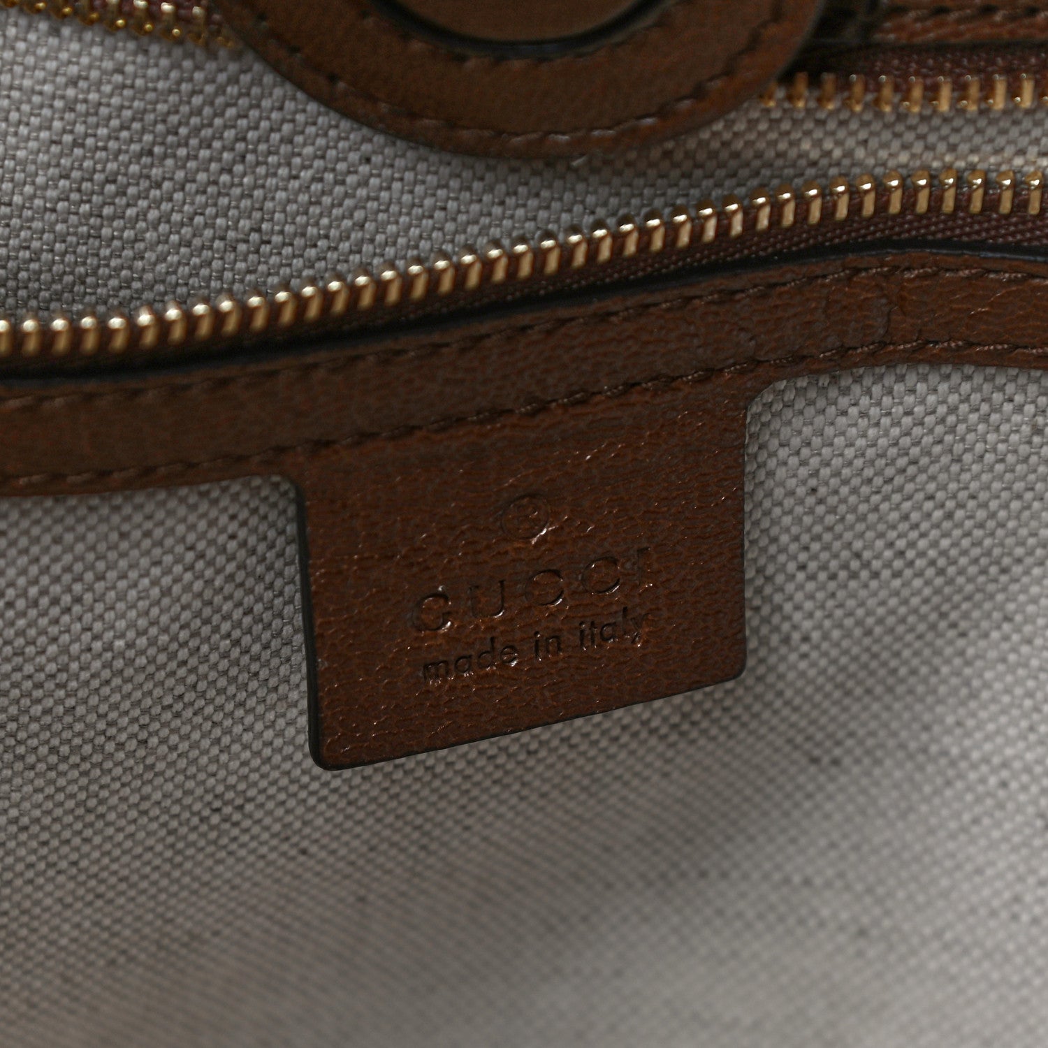 Gucci Monogram Horsebit 1955 Tote Bag Beige Brown Sugar 6 of 11