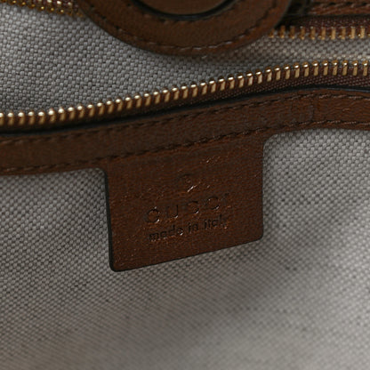 Gucci Monogram Horsebit 1955 Tote Bag Beige Brown Sugar 6 of 11