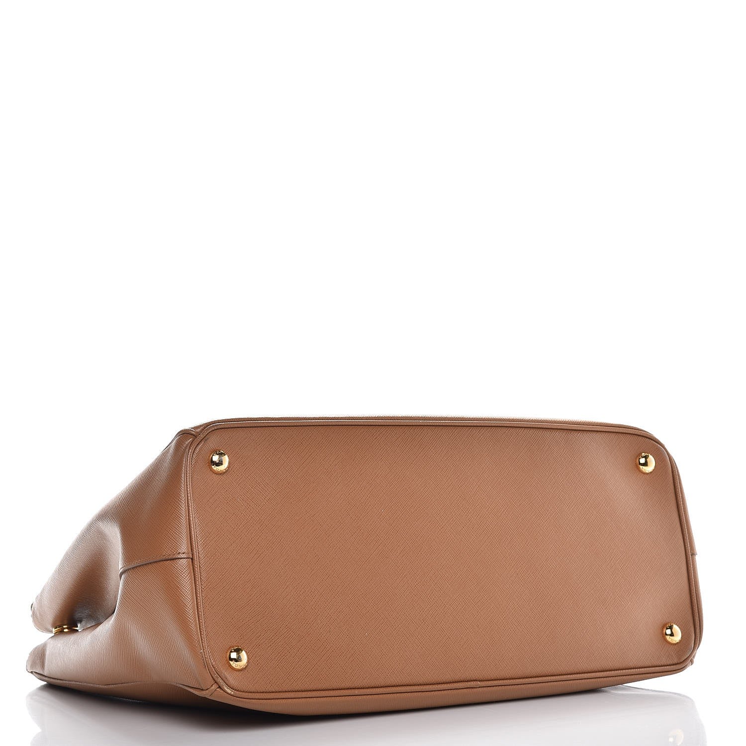 Prada Saffiano Large Galleria Double Zip Tote Caramel 4 of 15