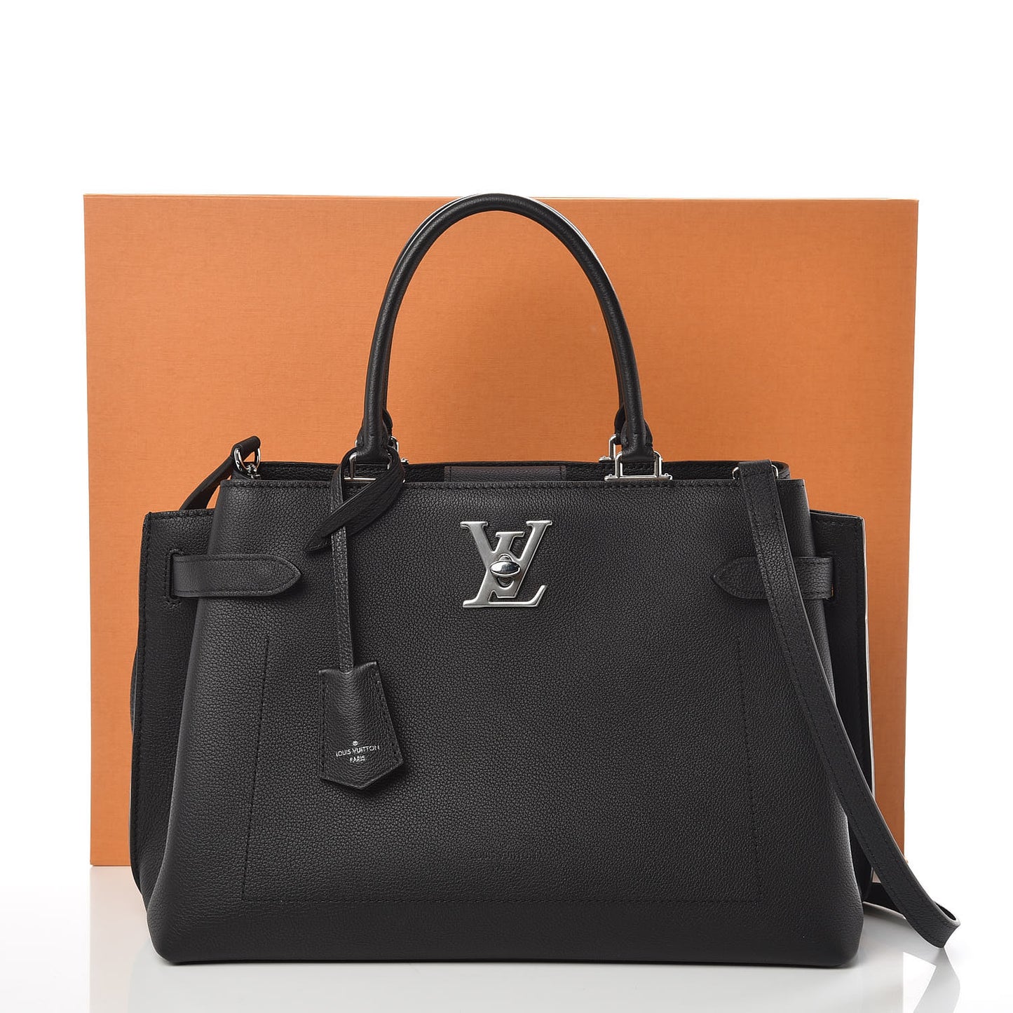 Calfskin Lockme Day Black