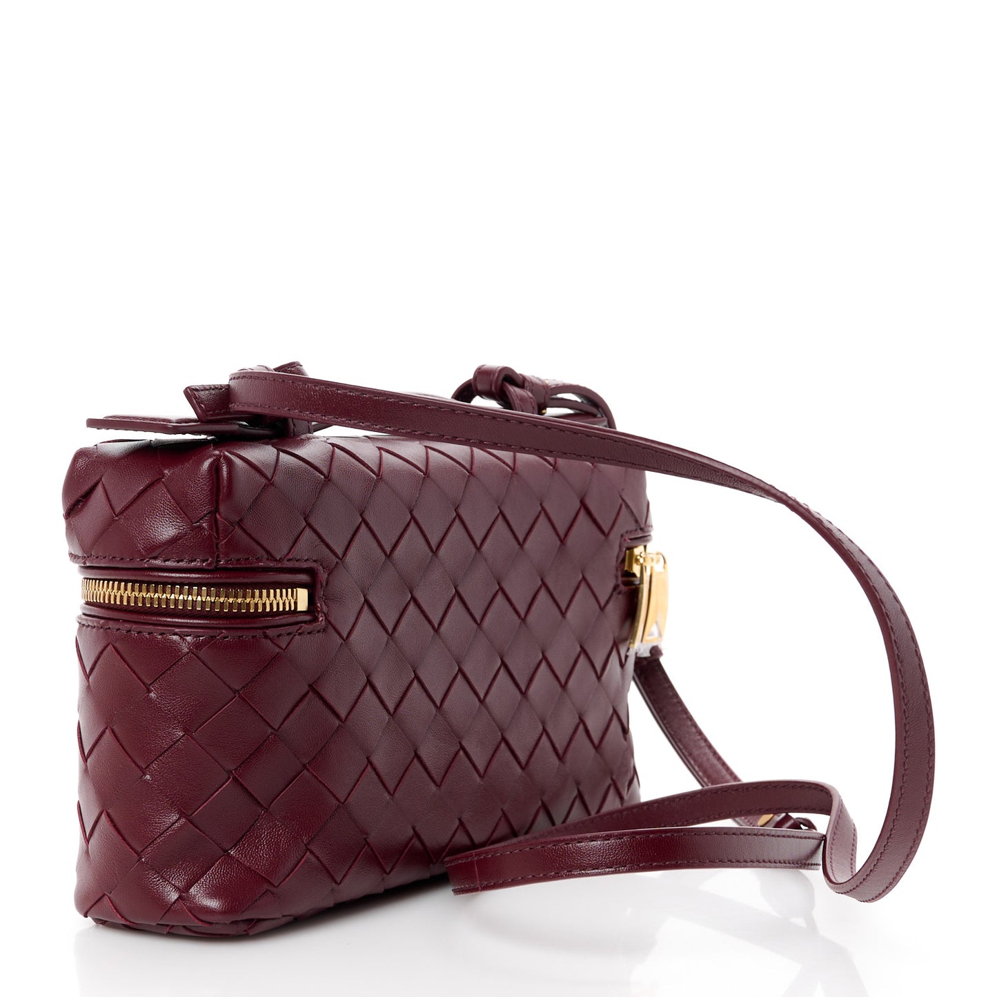 Nappa Intrecciato Bang Bang Vanity Case Barolo