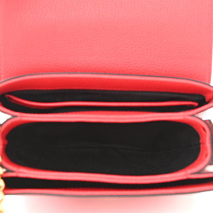 Alexander McQueen Calfskin Small Twin Skull Chain Crossbody Red 5 of 9