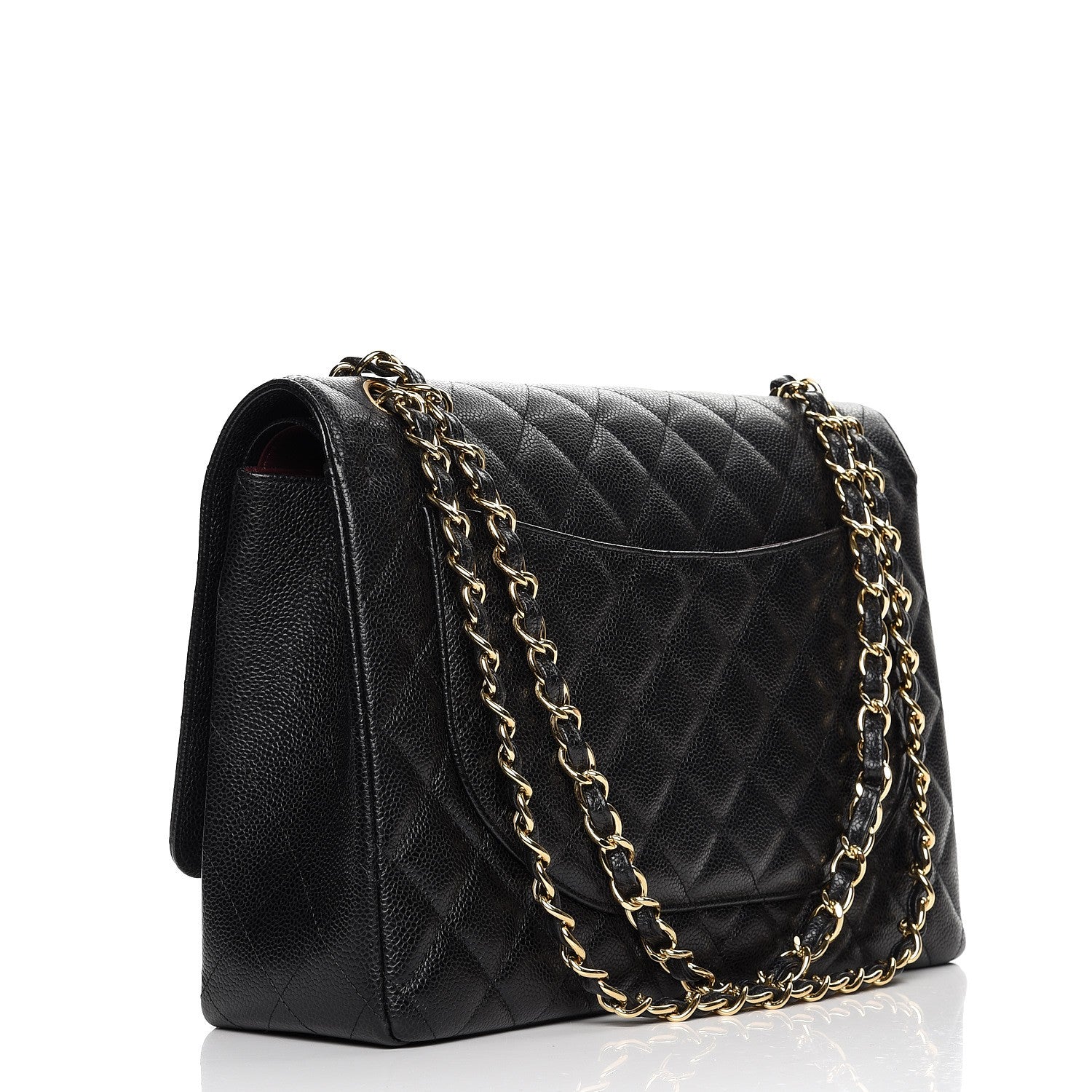 Chanel Caviar Quilted Maxi Double Flap Black 3 of 11