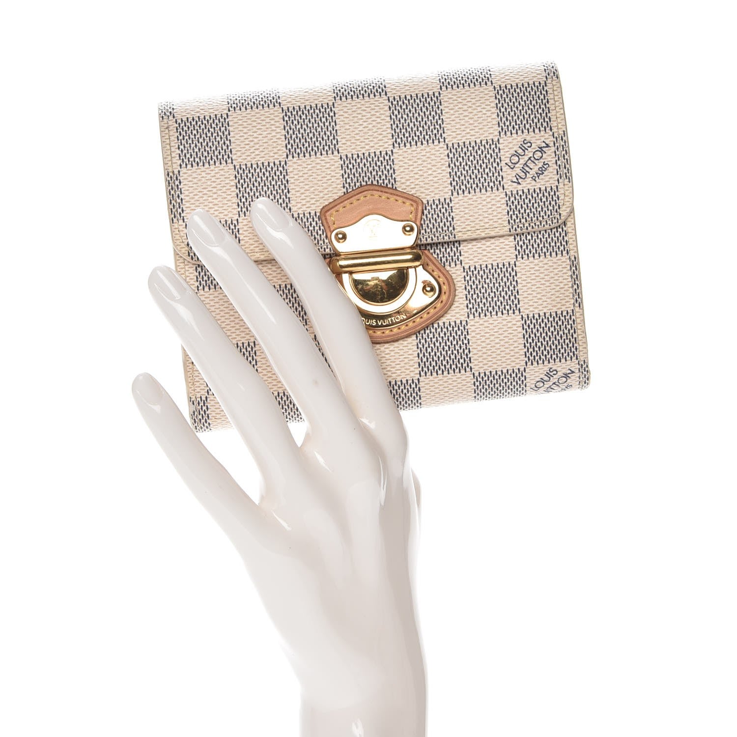 Louis Vuitton Damier Azur Joey Wallet 2 of 9