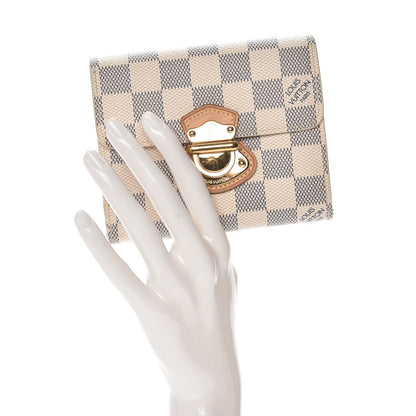 Louis Vuitton Damier Azur Joey Wallet 2 of 9