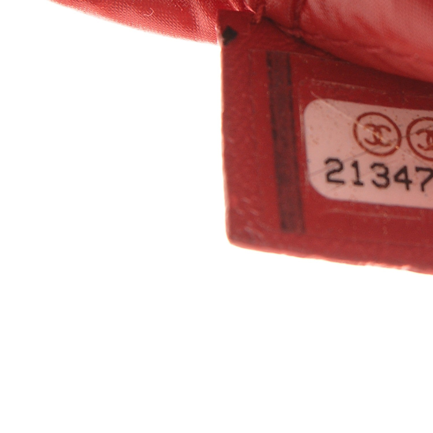 Chanel Lambskin Quilted Medium Cosmetic Case Red 7 of 7