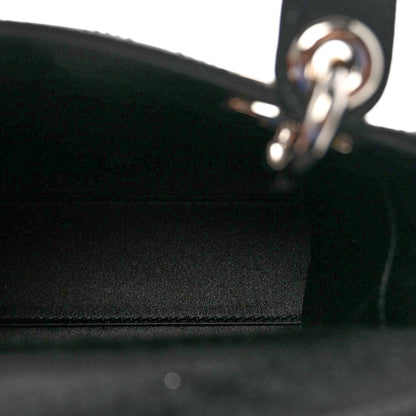 Christian Dior Satin Crystal Cannage Mini Lady Dior Black 5 of 10
