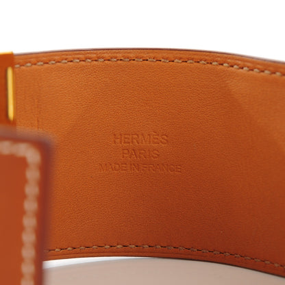 Hermes Barenia Collier De Chien CDC Bracelet S Fauve 6 of 9