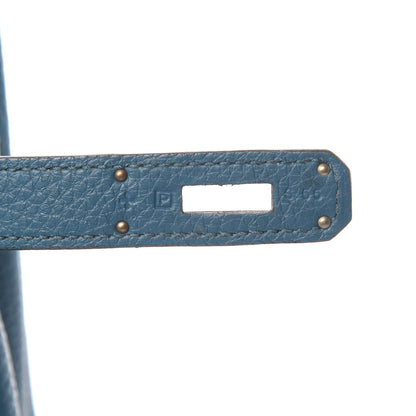 Hermes Togo Kelly Retourne 35 Cobalt 8 of 14