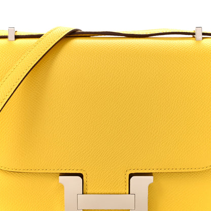 Hermes Epsom Constance 18 Jaune de Naples 9 of 12