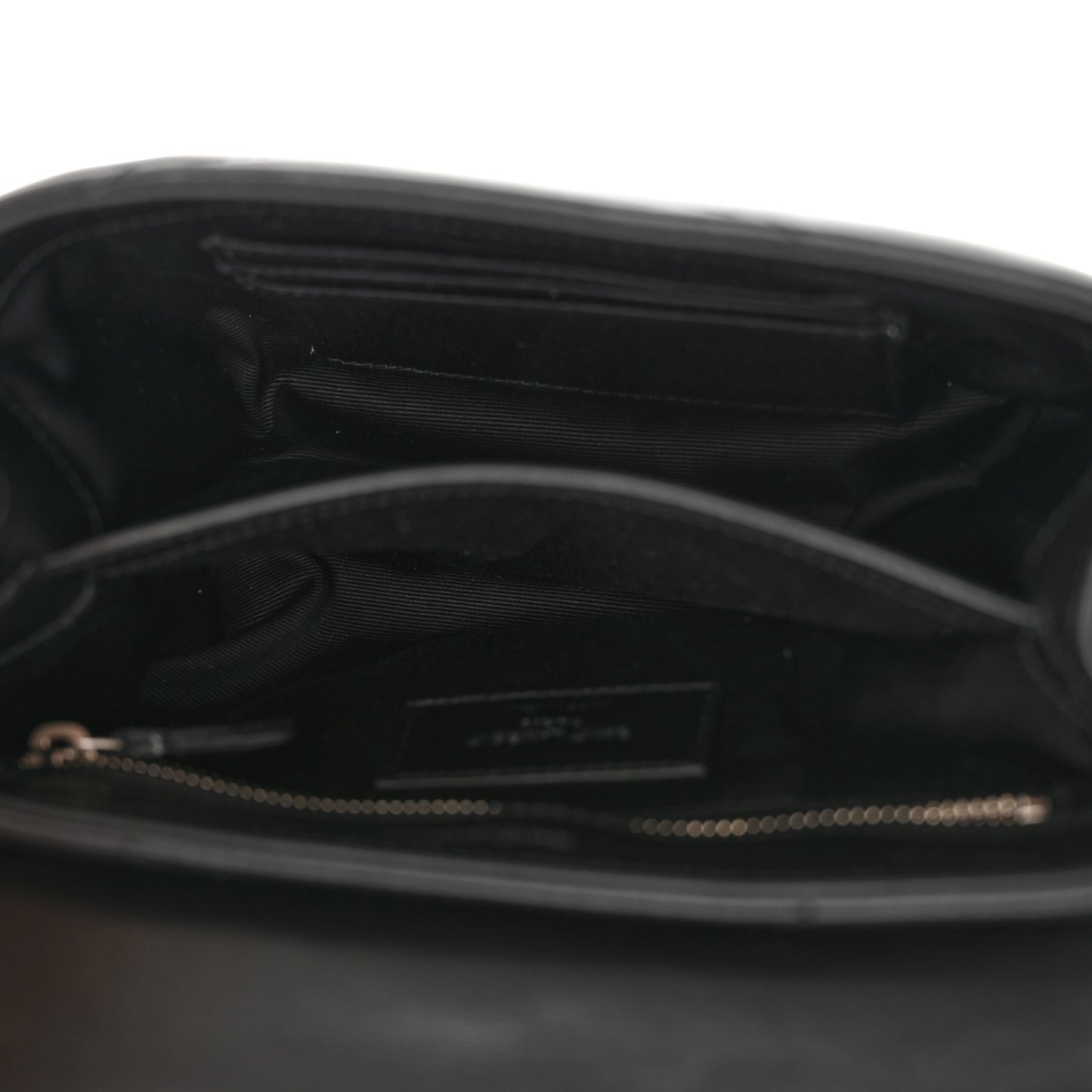 Calfskin Y Quilted Monogram Toy Loulou Crossbody Bag Black