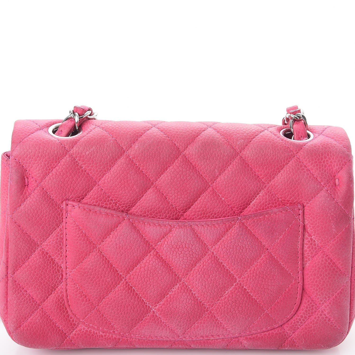 Chanel Iridescent Caviar Quilted Mini Rectangular Flap Pink 10 of 17