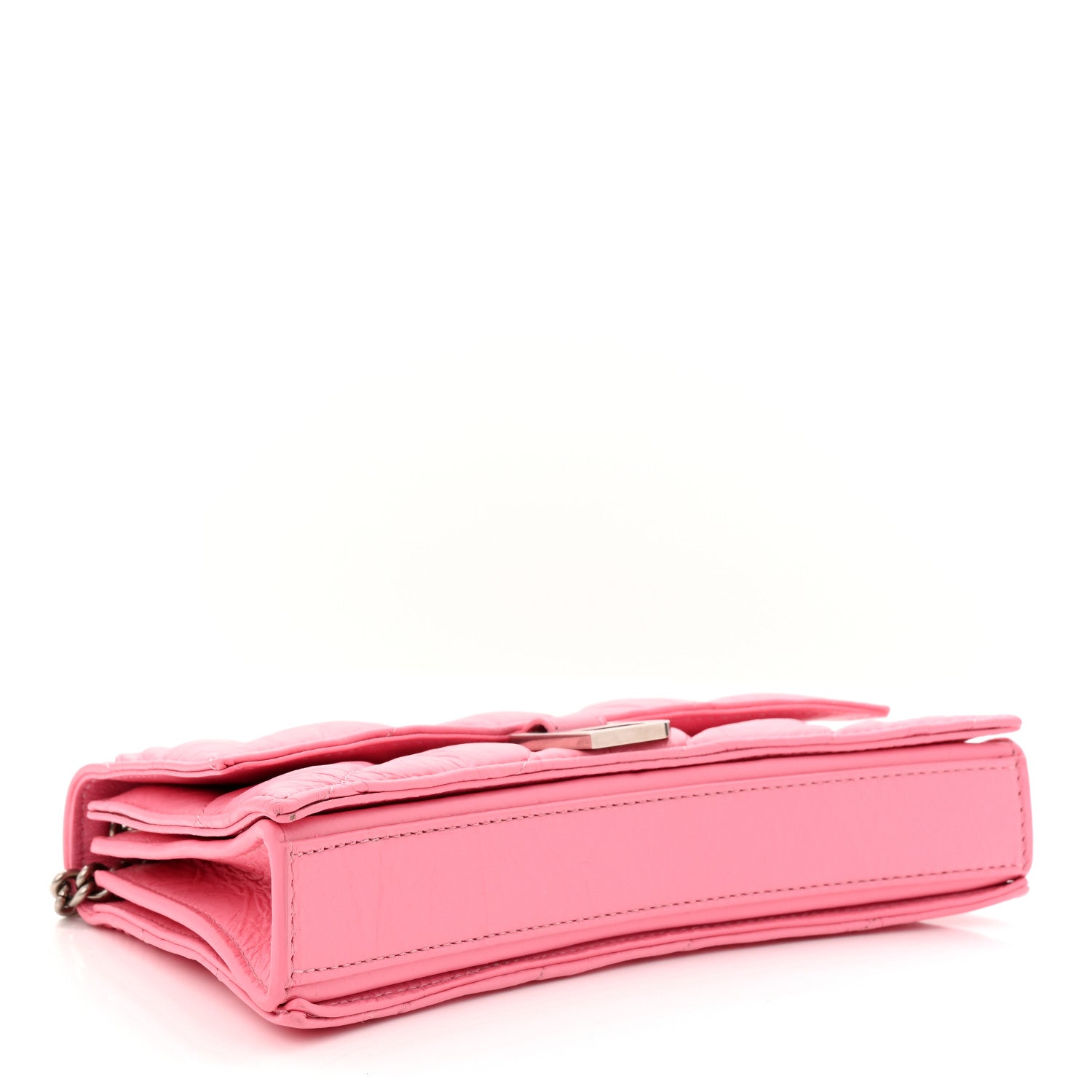 Balenciaga Crushed Calfskin Quilted XS Crush Chain Bag Sweet Pink 4 of 10