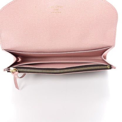 Louis Vuitton Damier Ebene Caissa Wallet Rose Ballerine 5 of 9