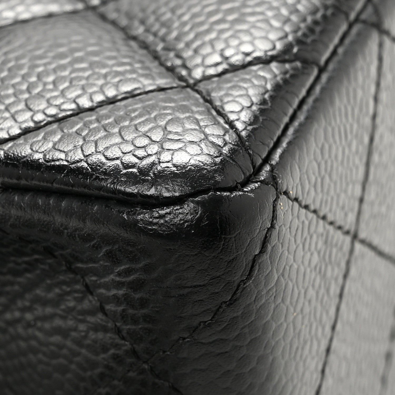 Chanel Caviar Quilted Mini Square Flap Black 13 of 14