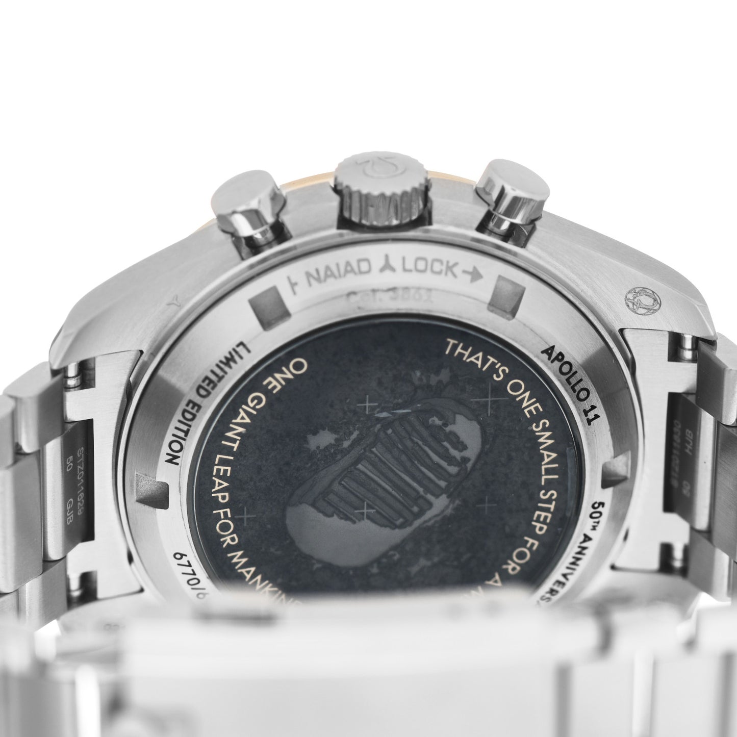 Stainless Steel 42mm Speedmaster Co-Axial Master Chronometer Chronograph Apollo 11 Manual Winding Watch Black 310.20.42.50.01.001