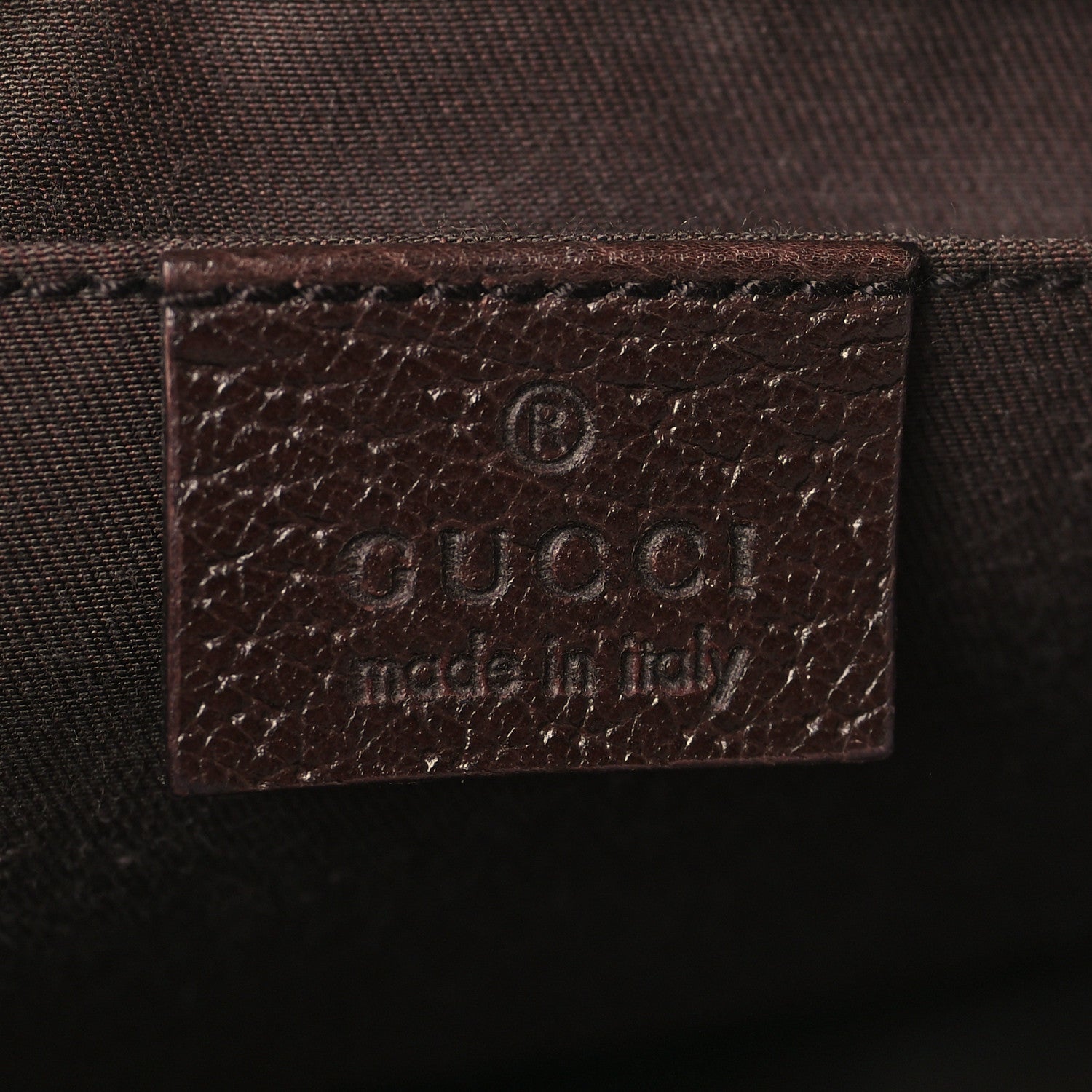Gucci Monogram D Ring Abbey Pochette Brown 6 of 9