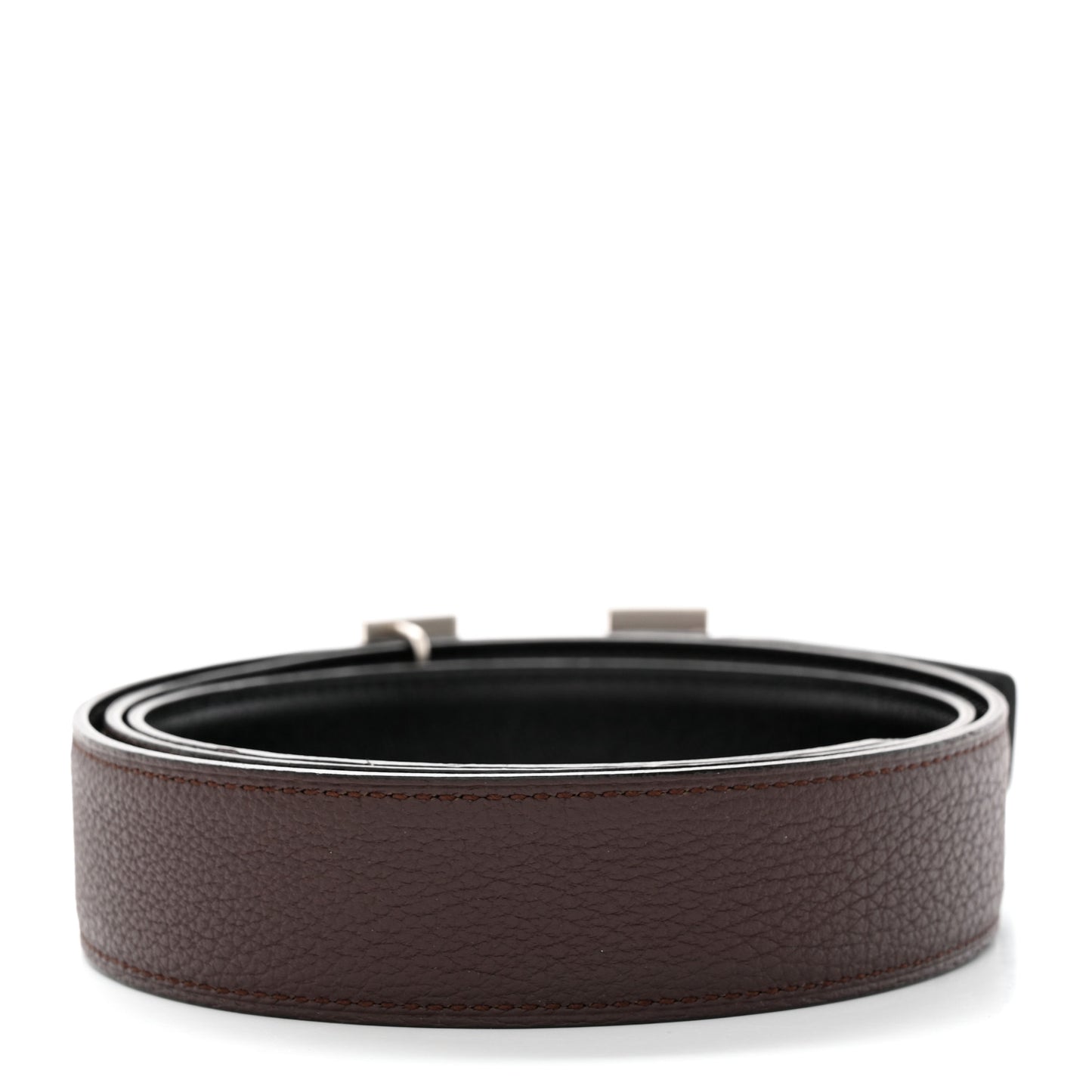 Box Togo Reversible 32mm H Belt Black Chocolate