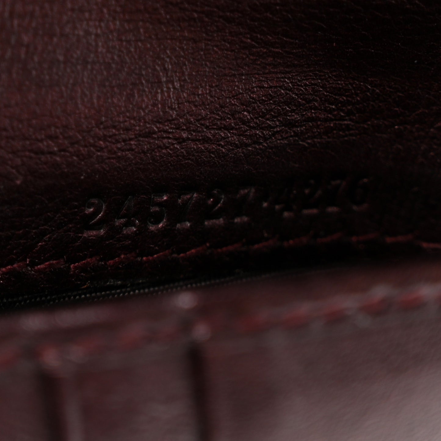 Guccissima Lovely Heart French Flap Wallet Brown