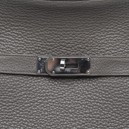 Hermes Taurillon Clemence Jypsiere 37 Etain 10 of 12
