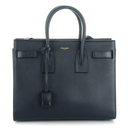 Saint Laurent Calfskin Small Sac De Jour Navy 1 of 8