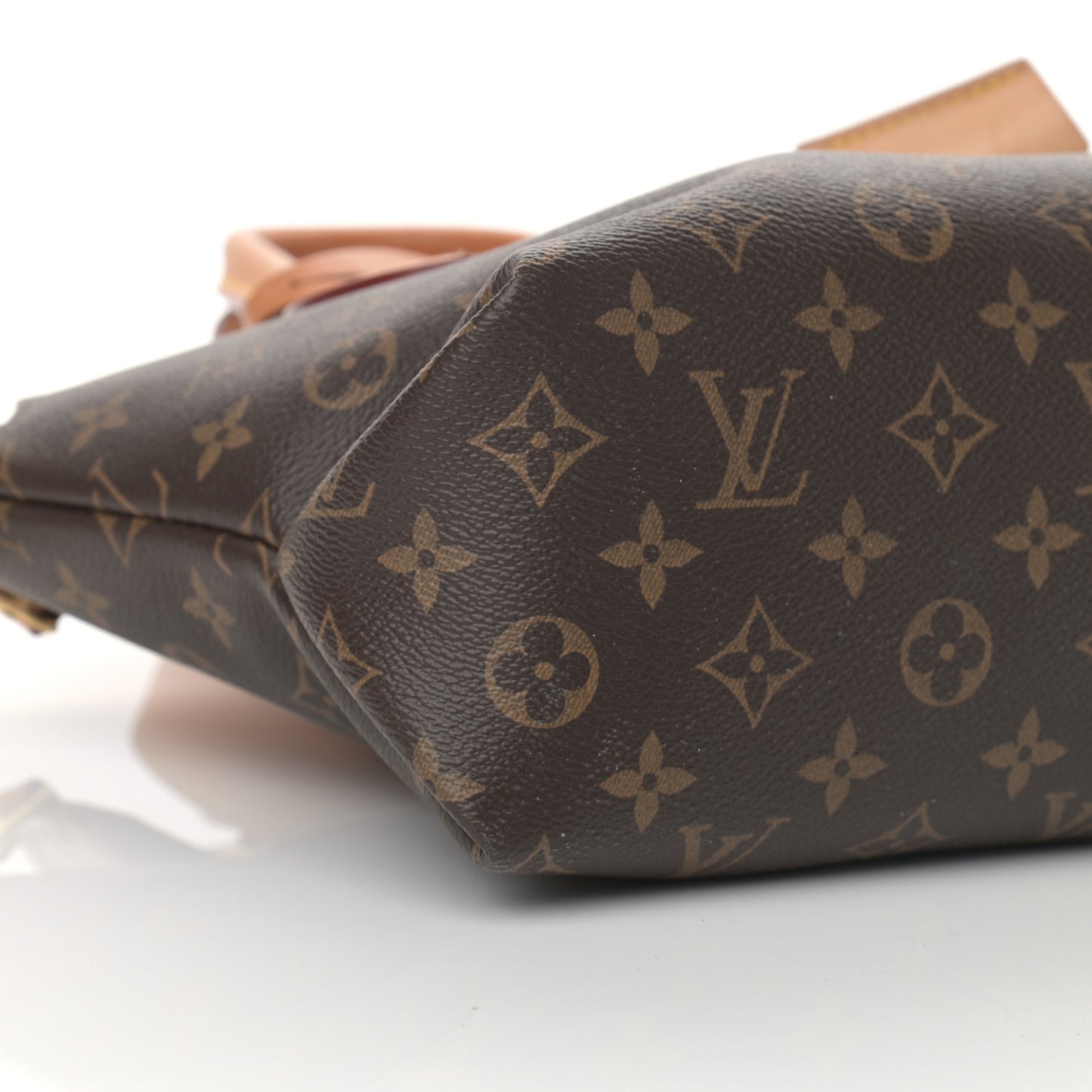 Monogram Flower Zipped Tote PM Beige