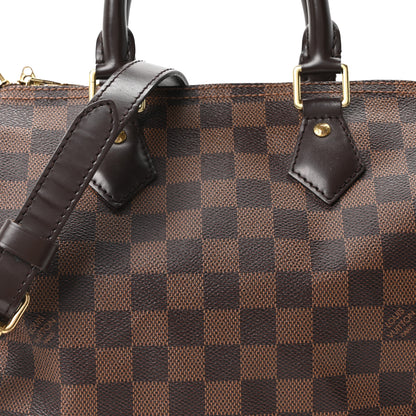 Louis Vuitton Damier Ebene Speedy Bandouliere 25 8 of 10