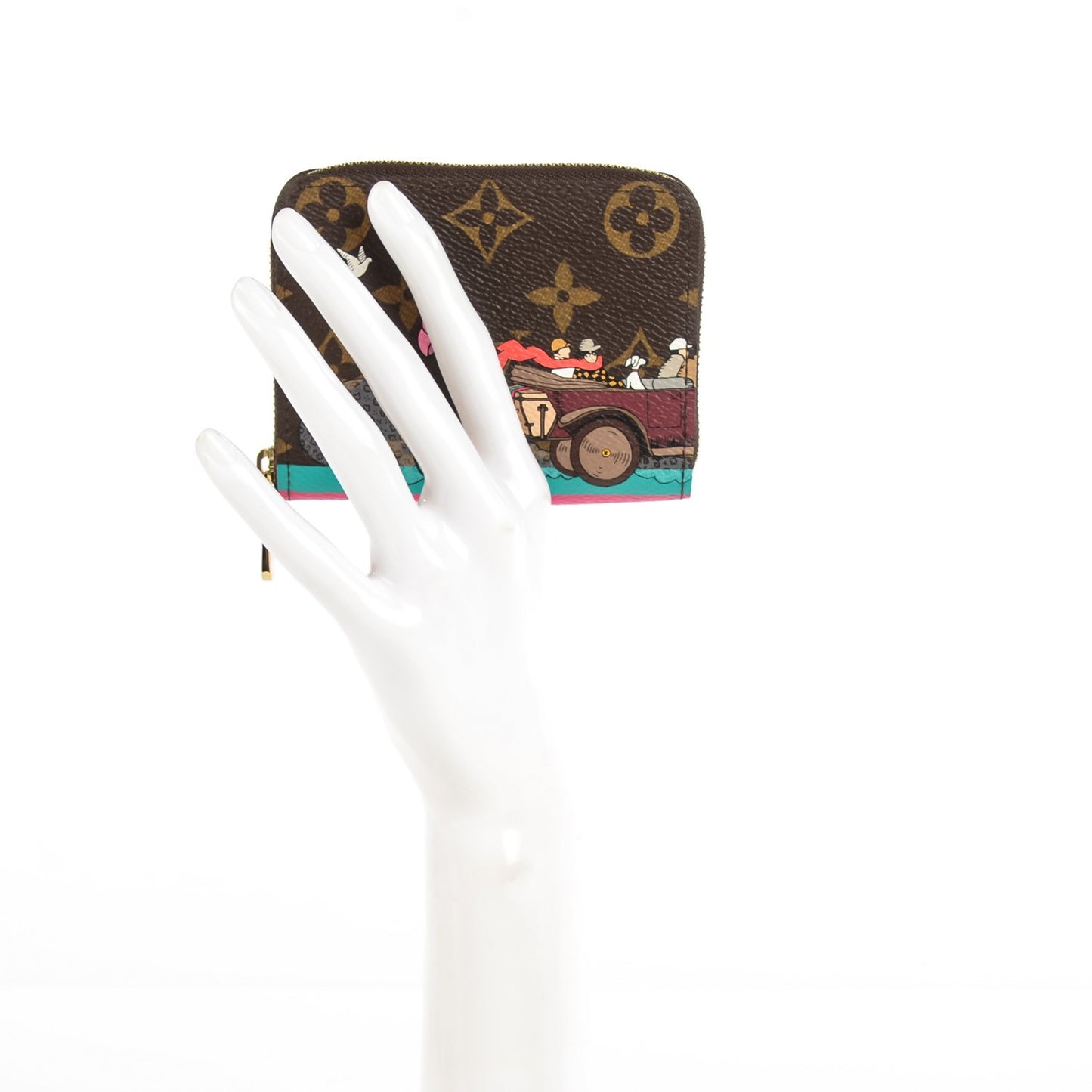 Monogram 2015 Christmas Animation Zippy Coin Purse