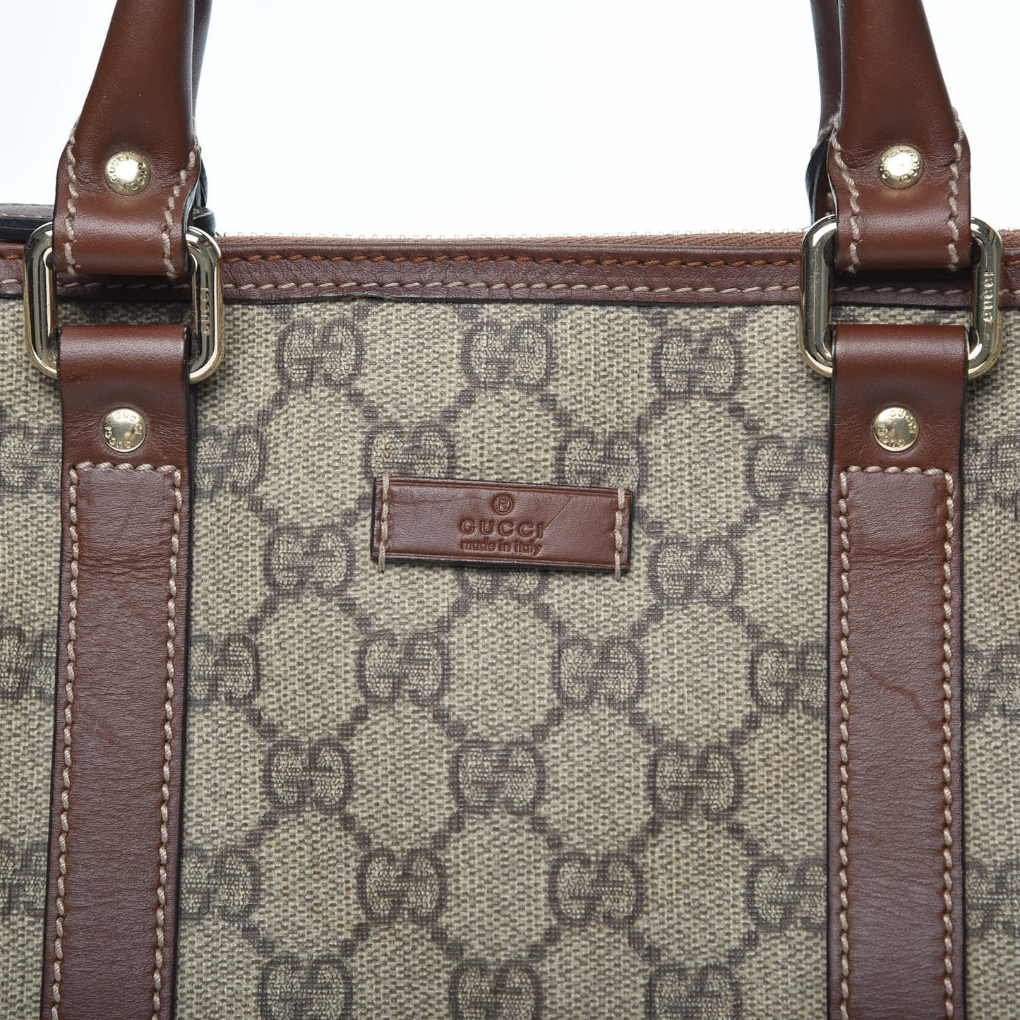 GG Plus Monogram Small Joy Boston Brown