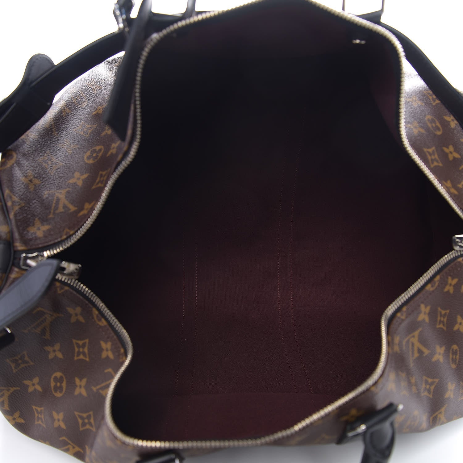 Louis Vuitton Monogram Macassar Keepall Bandouliere 55 4 of 9