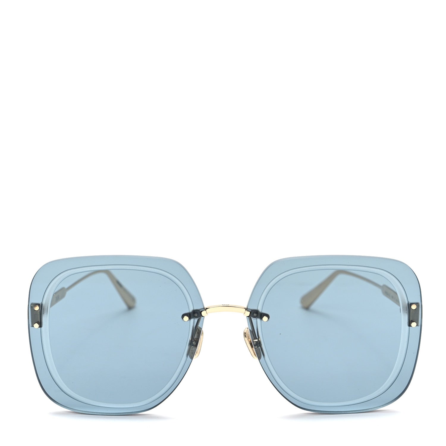 Christian Dior UltraDior SU Sunglasses Gold Blue 2 of 7