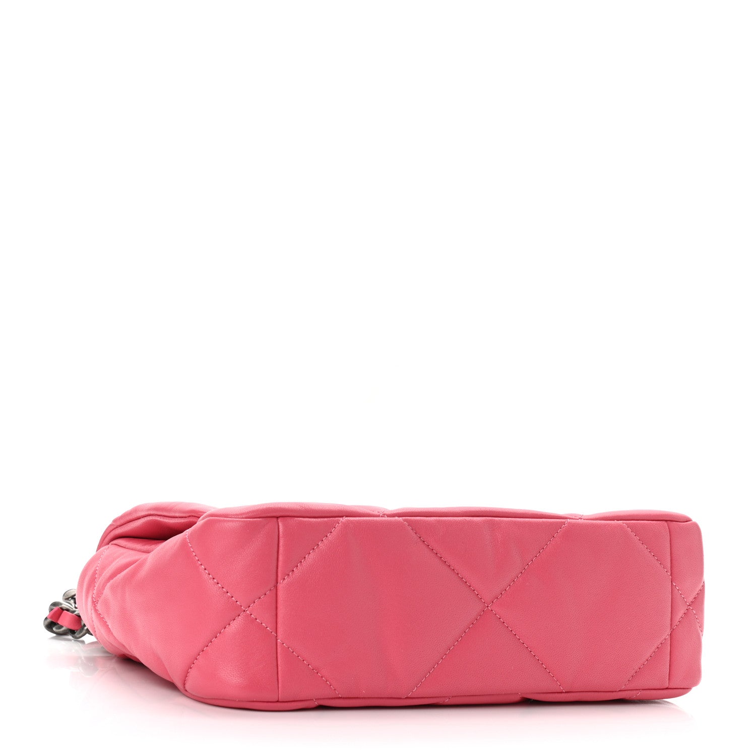 Chanel Lambskin Quilted Medium Chanel 19 Flap Pink 4 of 11