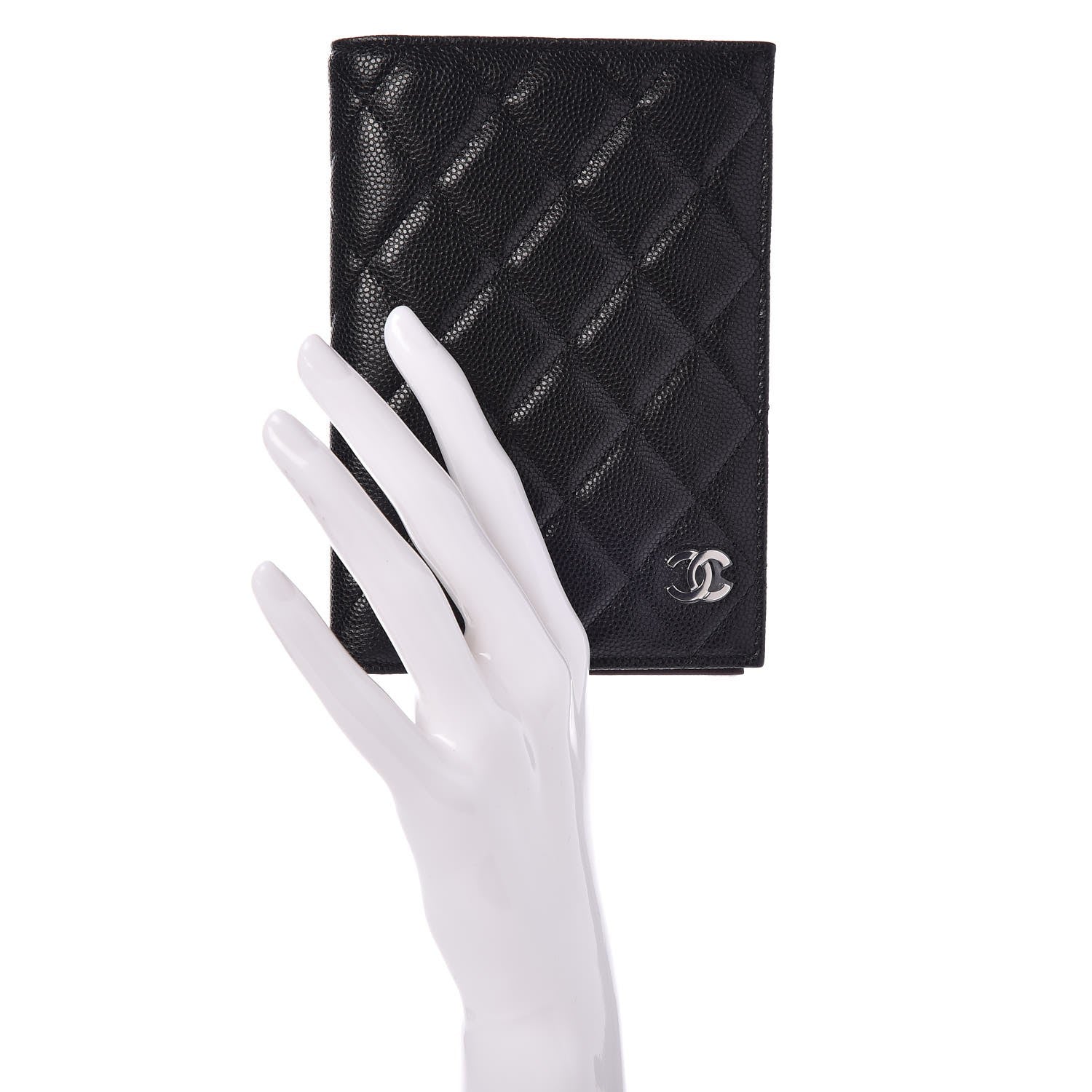 Chanel Caviar Quilted Passport Holder Black 2 of 8