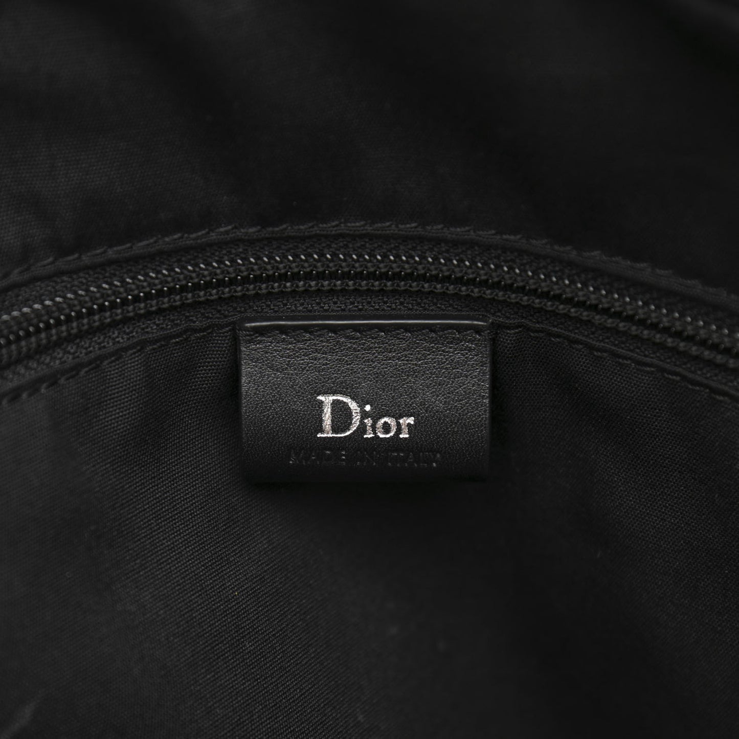 HOMME Calfskin Ribbed Briefcase Black