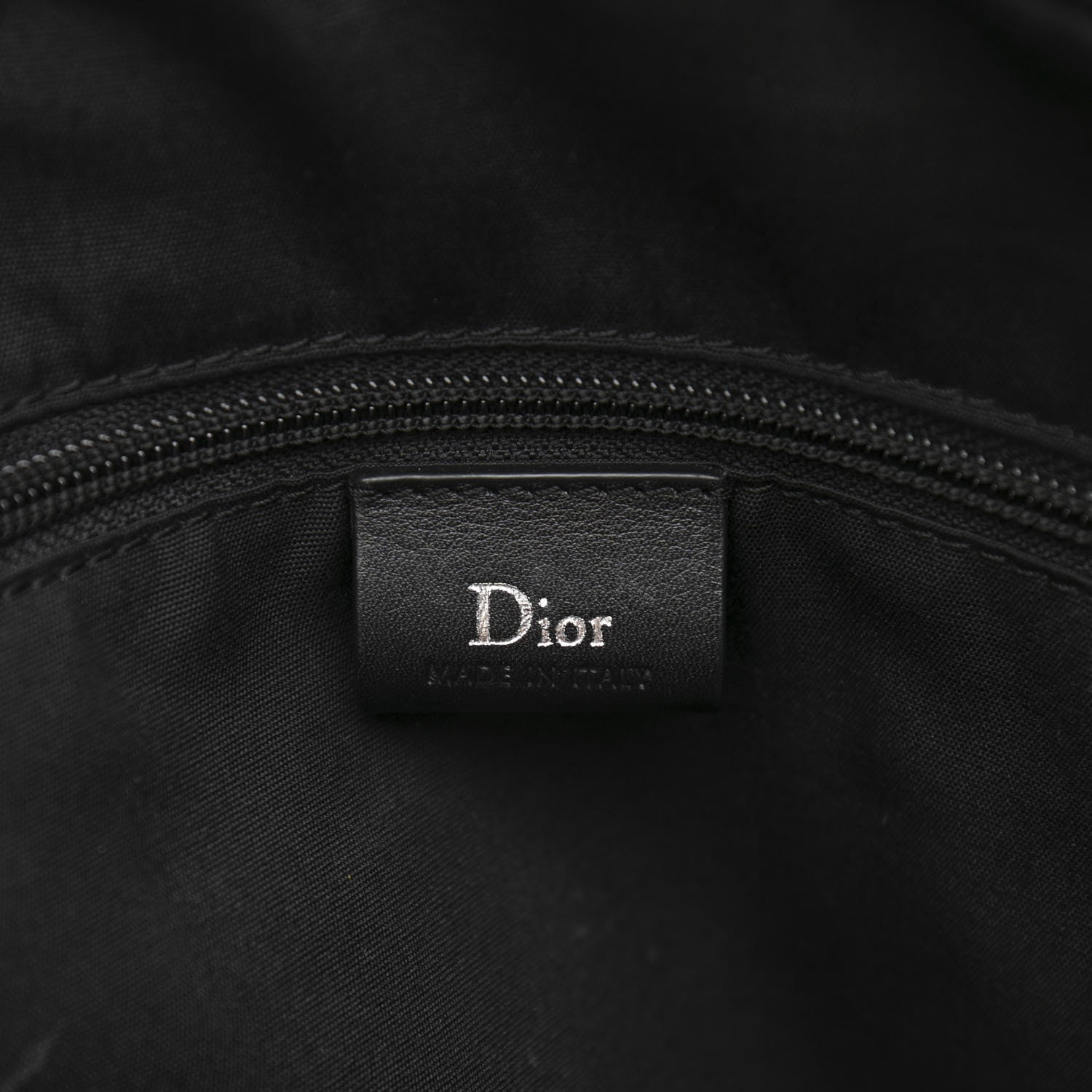 Christian Dior HOMME Calfskin Ribbed Briefcase Black 4 of 11