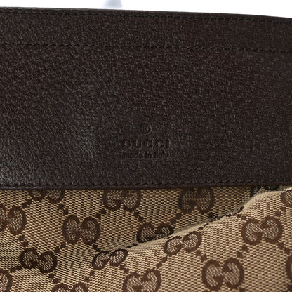 Gucci GG Monogram Web Double Pocket Belt Bag Dark Brown 12 of 12