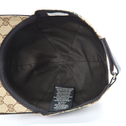 Gucci Monogram Web Baseball Hat M Beige Cocoa 5 of 8