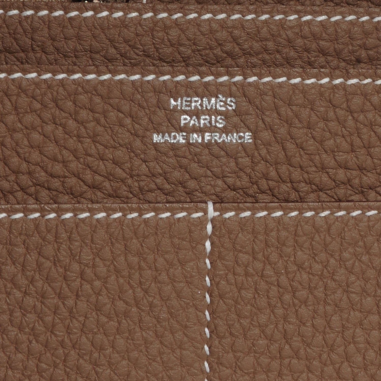 Hermes Togo Dogon Combined Wallet Etoupe 6 of 7
