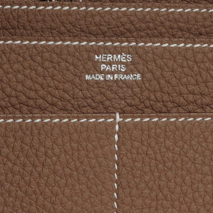 Hermes Togo Dogon Combined Wallet Etoupe 6 of 7