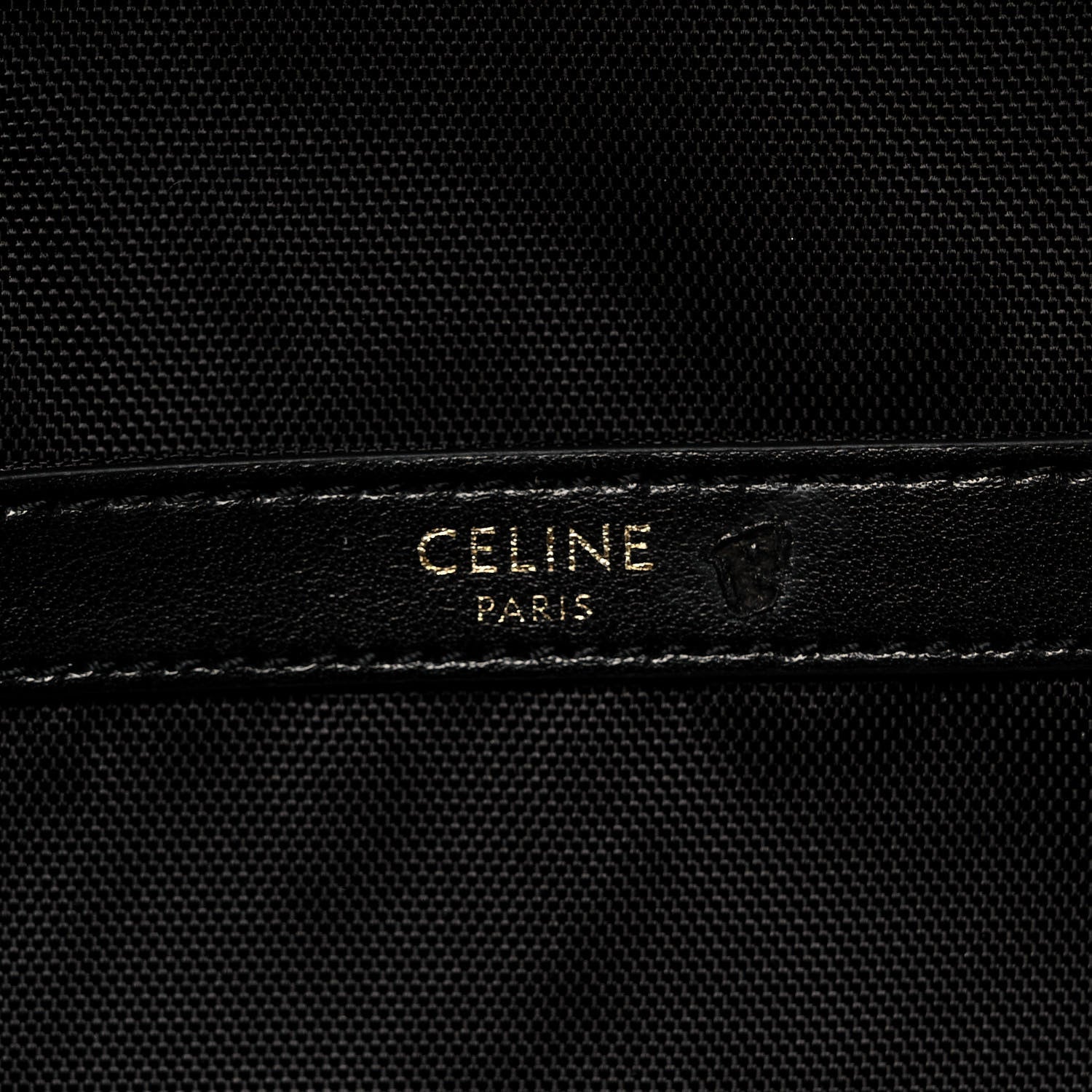 Celine x Christian Marclay Canvas Backpack White Black 5 of 10