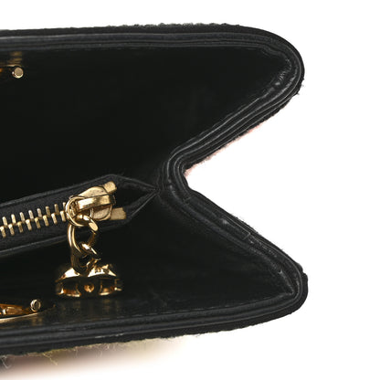 Chanel Needlepoint Precious Symbols Shoulder Bag Black 14 of 15